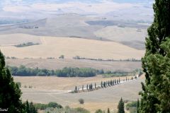 Italy - Toscana - Pienza - Palazzo Piccolomini - View of Val d'Orcia