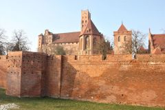 Poland - Malbork Castle - Outer wall