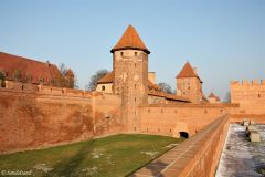 Poland - Malbork Castle - Outer wall