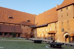 Poland - Malbork Castle - The Middle Castle Courtyard