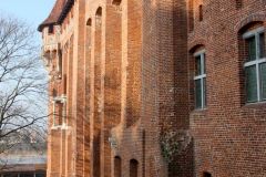 Poland - Malbork Castle - The Grandmaster's Palace seen from the bridge to The High Castle