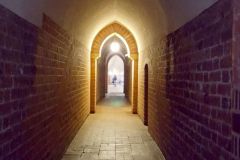 Poland - Malbork Castle - The High Castle - Corridor to the Dansker (toilet tower)