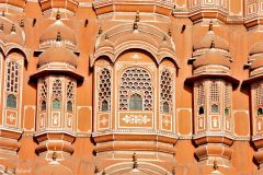 India - Jaipur - Hawa Mahal (Palace of Winds)