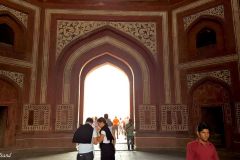 India - Agra - Taj Mahal - Inside The Great Gate