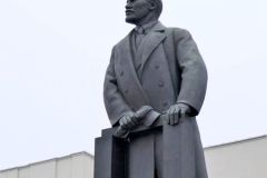 Belarus - Minsk - Independence Square - House of Government - Lenin monument