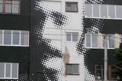 Belarus - Minsk - Murals of Kastrychnitskaya street