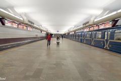 Belarus - Minsk - Molodyozhnaya metro station