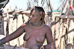 Namibia - Road C35 - Roadside Craft sales