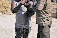 Namibia - Road B8 - Visit to local household