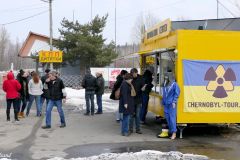 Ukraine - Chernobyl - Dityatki Checkpoint (30 km)