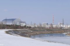 Ukraine - Chernobyl - Steel sarcophagus, reactor 4