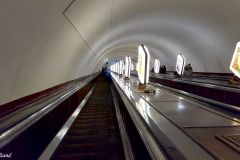 Ukraine - Kiev - Arsenalna metro station (1960)