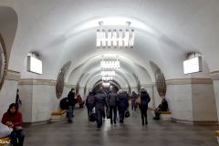 Ukraine - Kiev - Vokzalna metro station (1960)