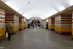 Ukraine - Kiev - Shuliavska metro station (1963)