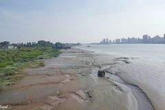 DPRK - Yalu River - PRC (Dandong) other side