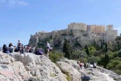 Hellas - Athen - Areopagus Hill - View of the Acropolis