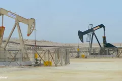 Bahrain - Oil pumps in the south