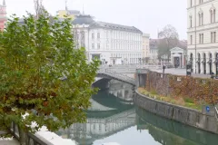 Slovenia - Ljubljana - Triple Bridge - Ljubljanica River