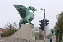 Slovenia - Ljubljana - Dragon Bridge