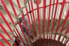 Slovenia - Ljubljana - Castle - Interior staircase to tower