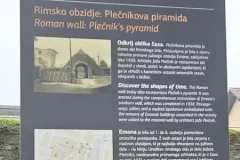 Slovenia - Ljubljana - Emona Roman Wall (Joze Plecnik)