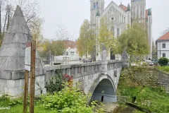 Slovenia - Ljubljana - Trnovo Bridge (Joze Plecnik)