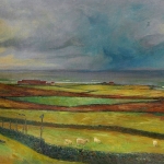 Jæren artwork - Jacob Kielland Sømme (1862-1940) - Fra Nærland (1916)