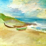 Jæren artwork - Kalle Orstad (1919-1955) - Orre strand