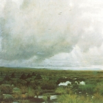 Jæren artwork - Kitty Lange Kielland (1843-1914) - Torvmyr (1880)