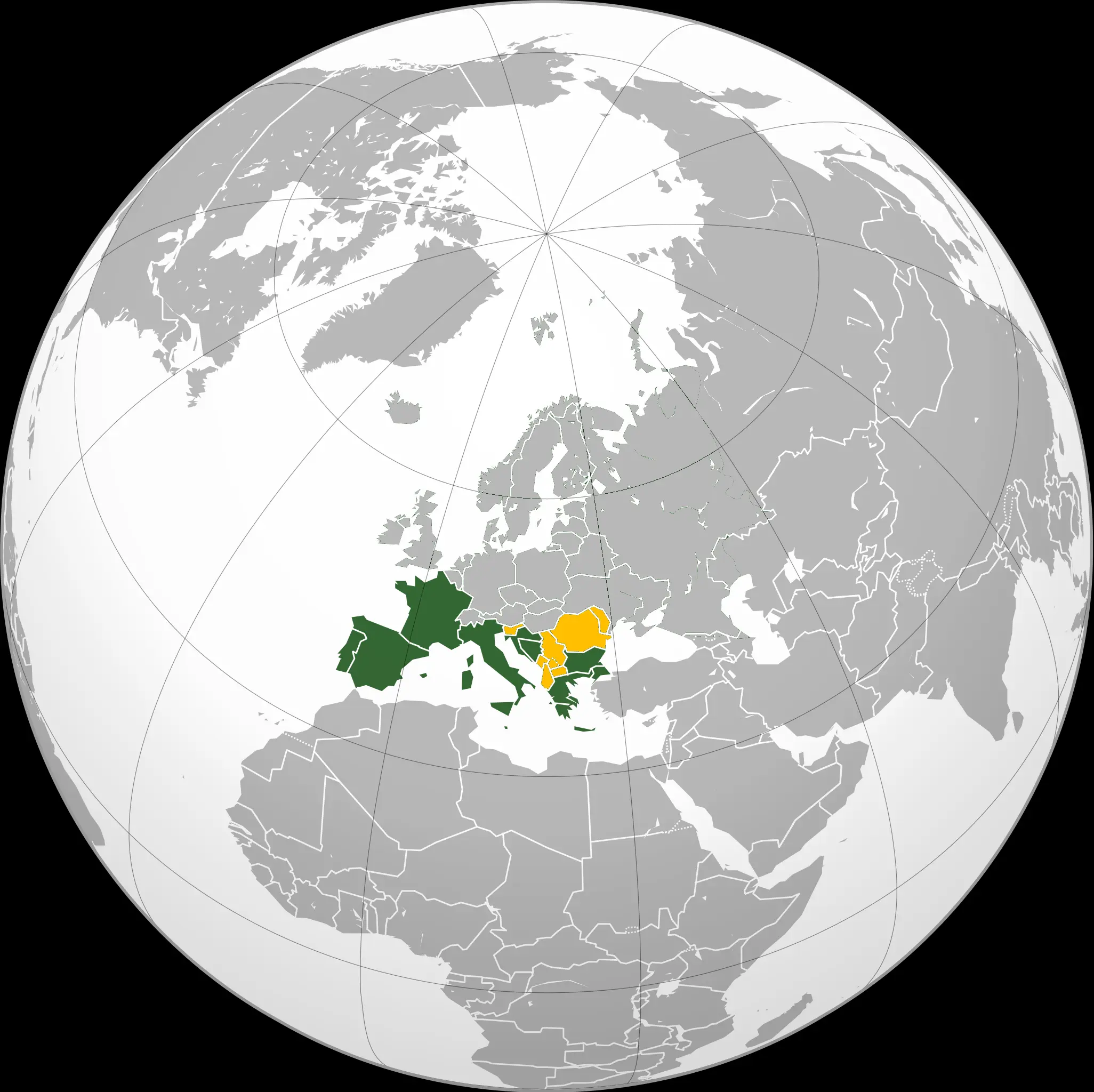 World Region Europe South