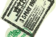 Singapore entry and exit stamps, 1985