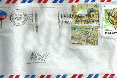 Asia 1985 Envelope-08 KL1