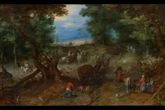 A Woodland Road with Travelers (Jan Brueghel the Elder, 1607)