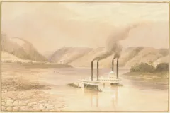 The Ohio River near Wheeling, West Virginia (Lefevre James Cranstone, 1859–60)