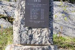 Norway - Nordland - Narvik - Ofotbanen - Bjørnfjell station - War memorial