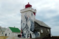 Rogaland - Hå - Obrestad Fyr - Street art - Artist: Lucy McLauchlan - Jærkysten