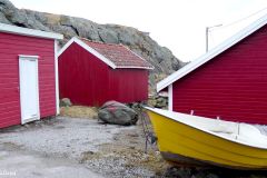 Rogaland - Sola - Naust nær Hellestø på Vigdelneset turen - Jærkysten