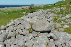 Rogaland - Hå - Mellom Varhaug gamle kirkegård og Husvegg - Jærkysten