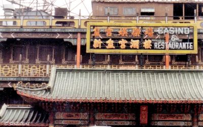 The casinos and back streets of Macau