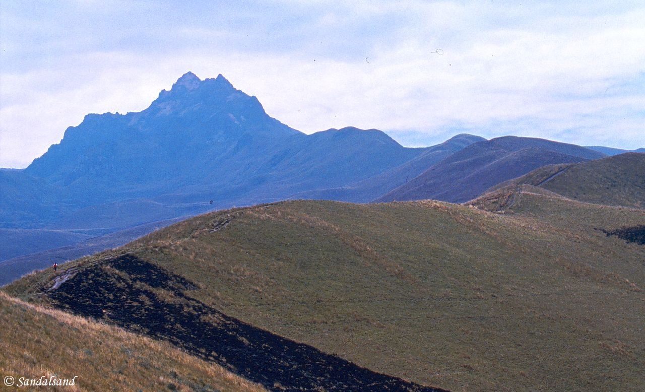 Ecuador - Quito - View of Pichincha volcano near Quito