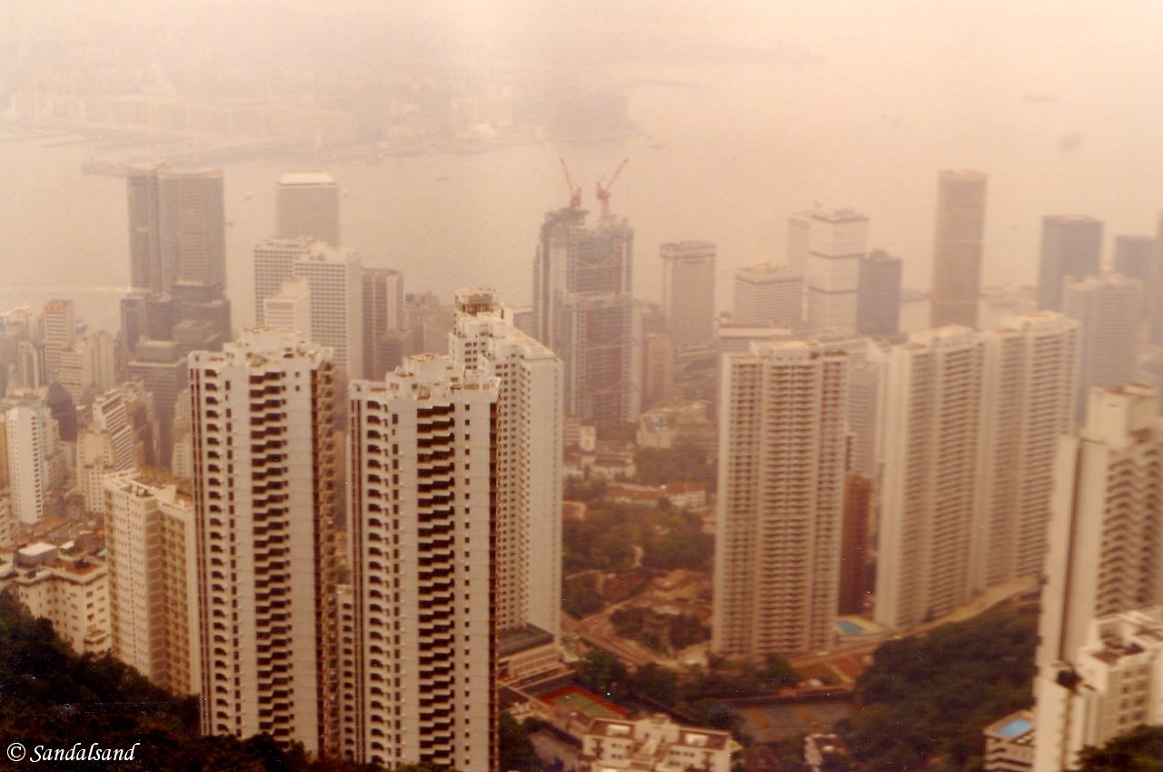 Hong Kong – HK Central, from the Peak Hong Kong - HK Central, from the Peak