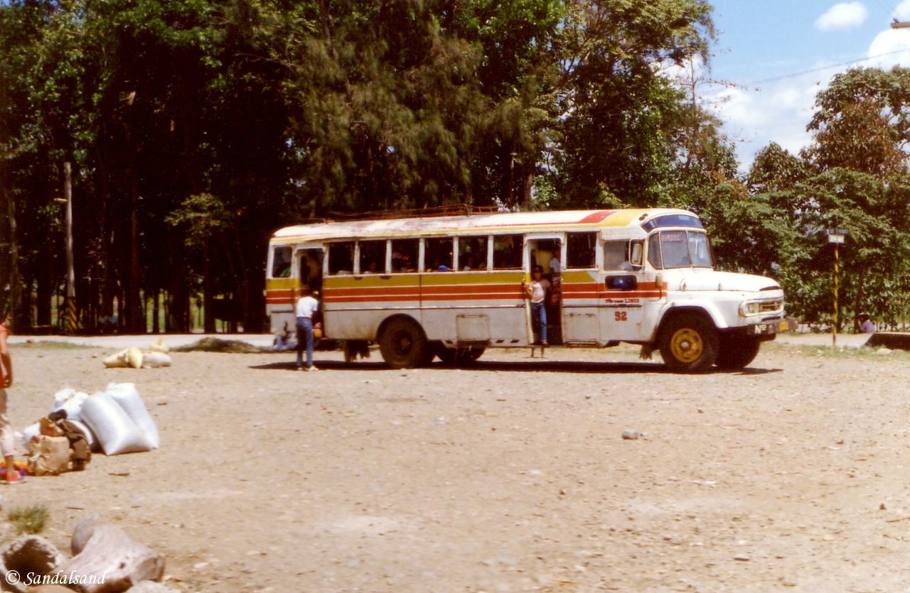 Philippines - Iloilo - Bus on island of Negros