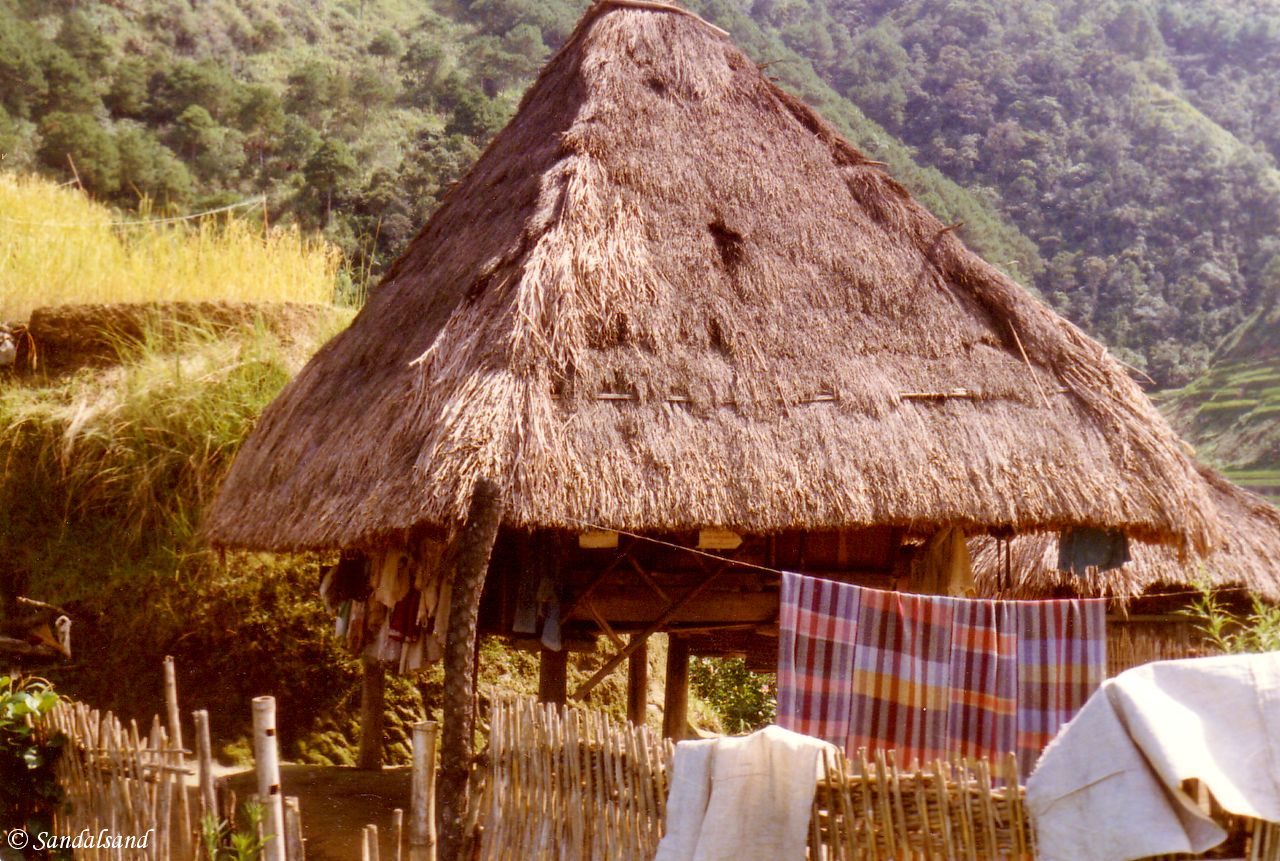Philippines - Village cottage on stilts near Banaue