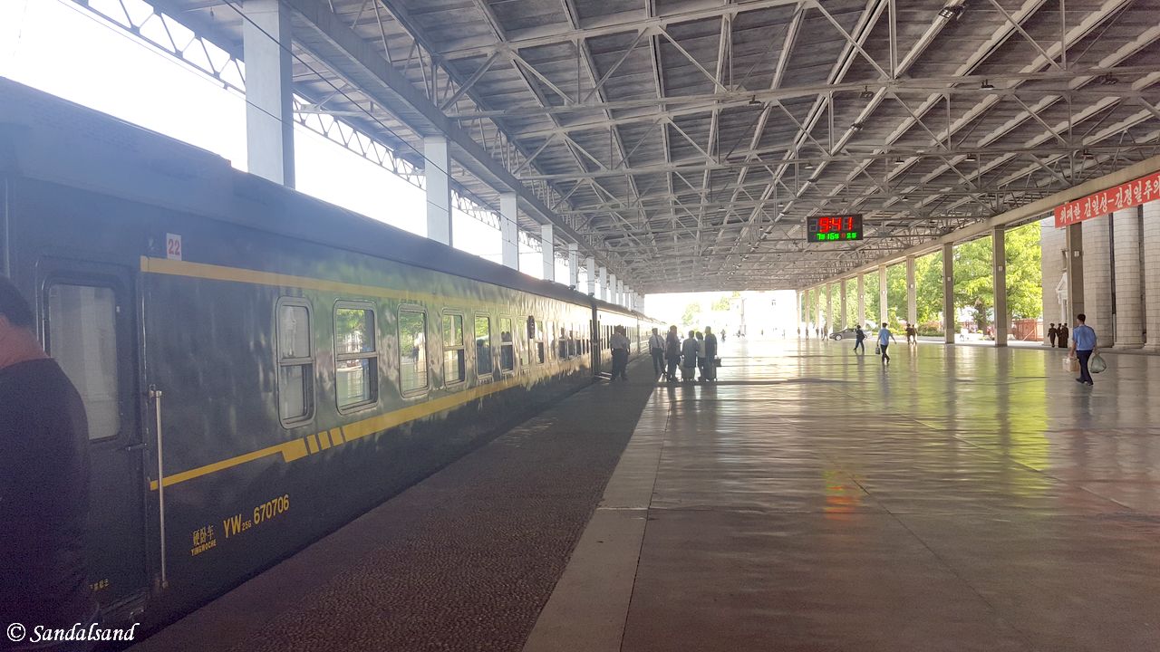North Korea DPRK - Pyongyang - Railway station