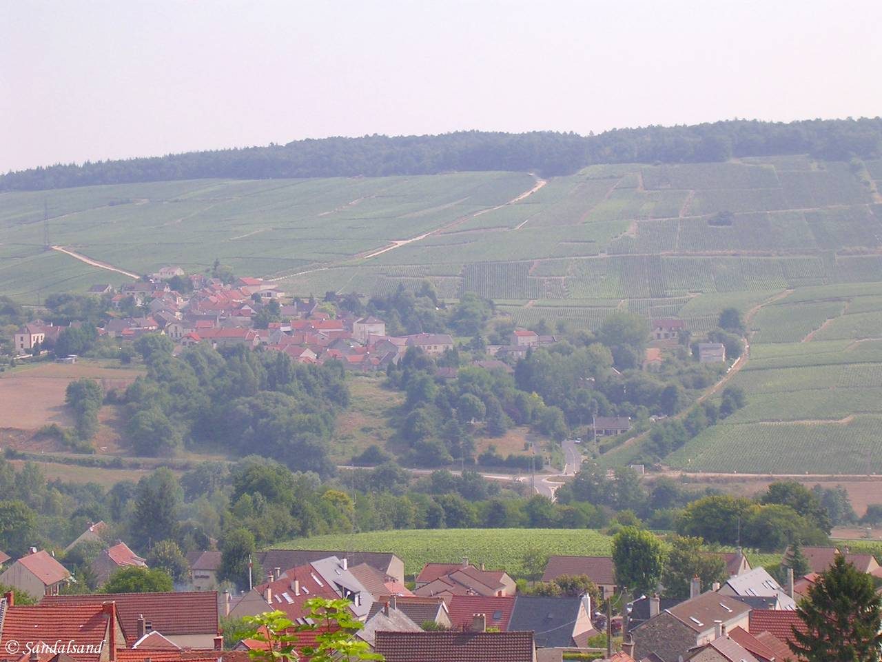 France - Champagne - View from the town of Châtillon-sur-Marne