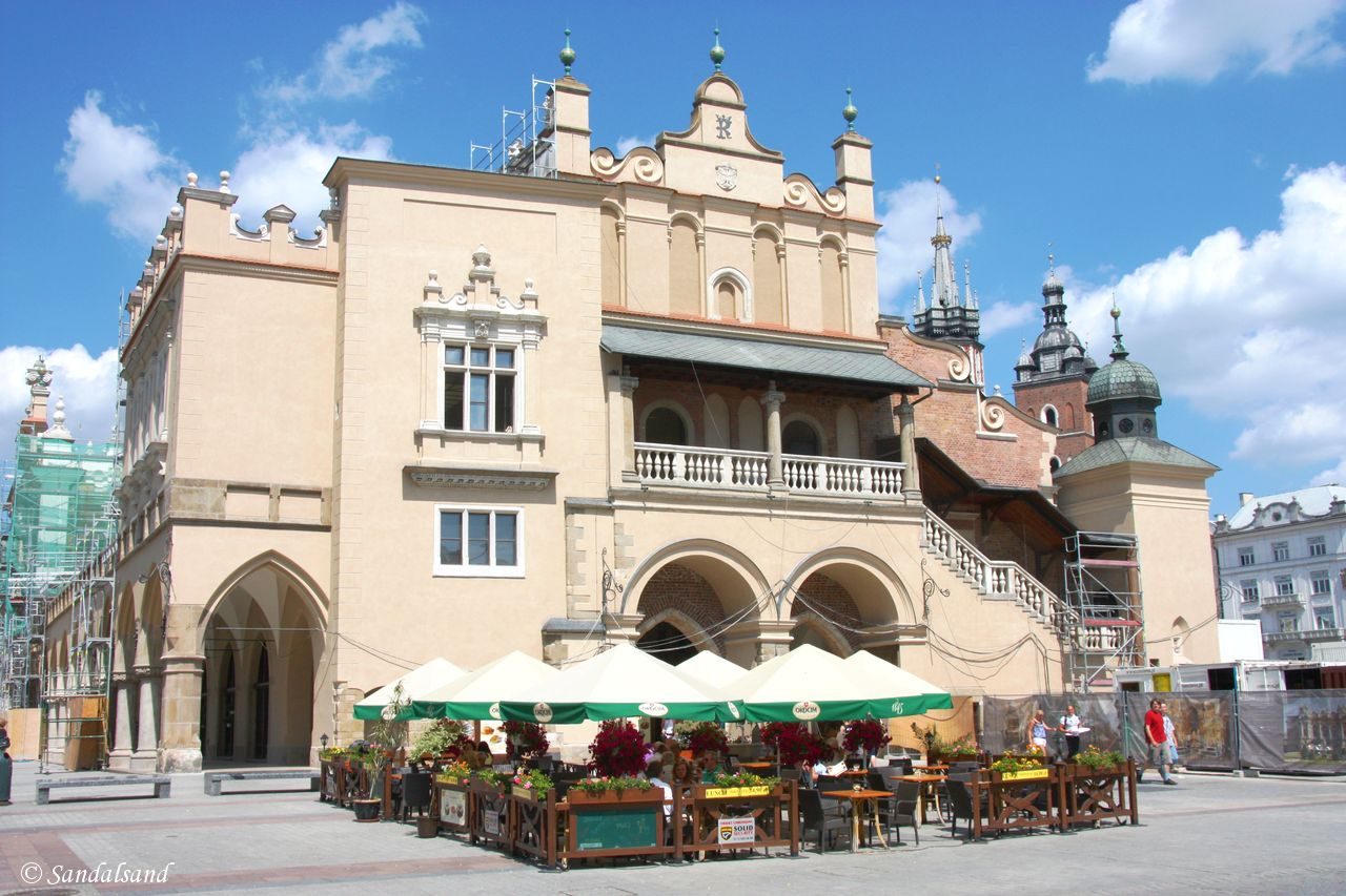 Poland - Krakow - Rynek Square - Cloth Hall (Sukiennice)