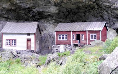 The Helleren houses in Jøssingfjord