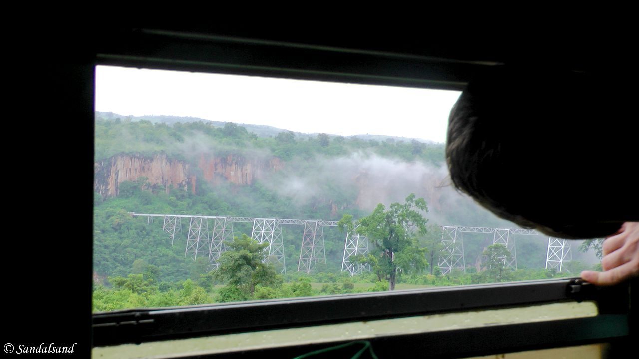 Myanmar - Mandalay-Nawngpeng Train - Gokteik Viaduct