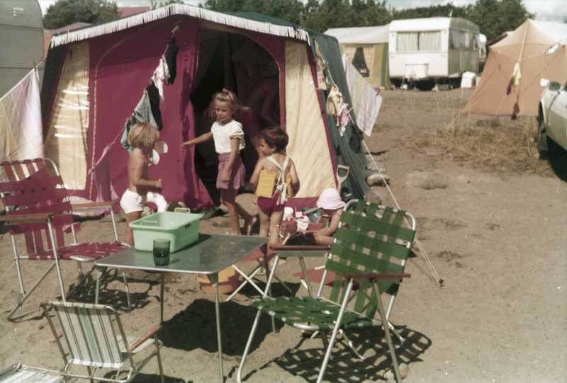 Camping - Family Tent and furniture - Oslo Museum 1970-73