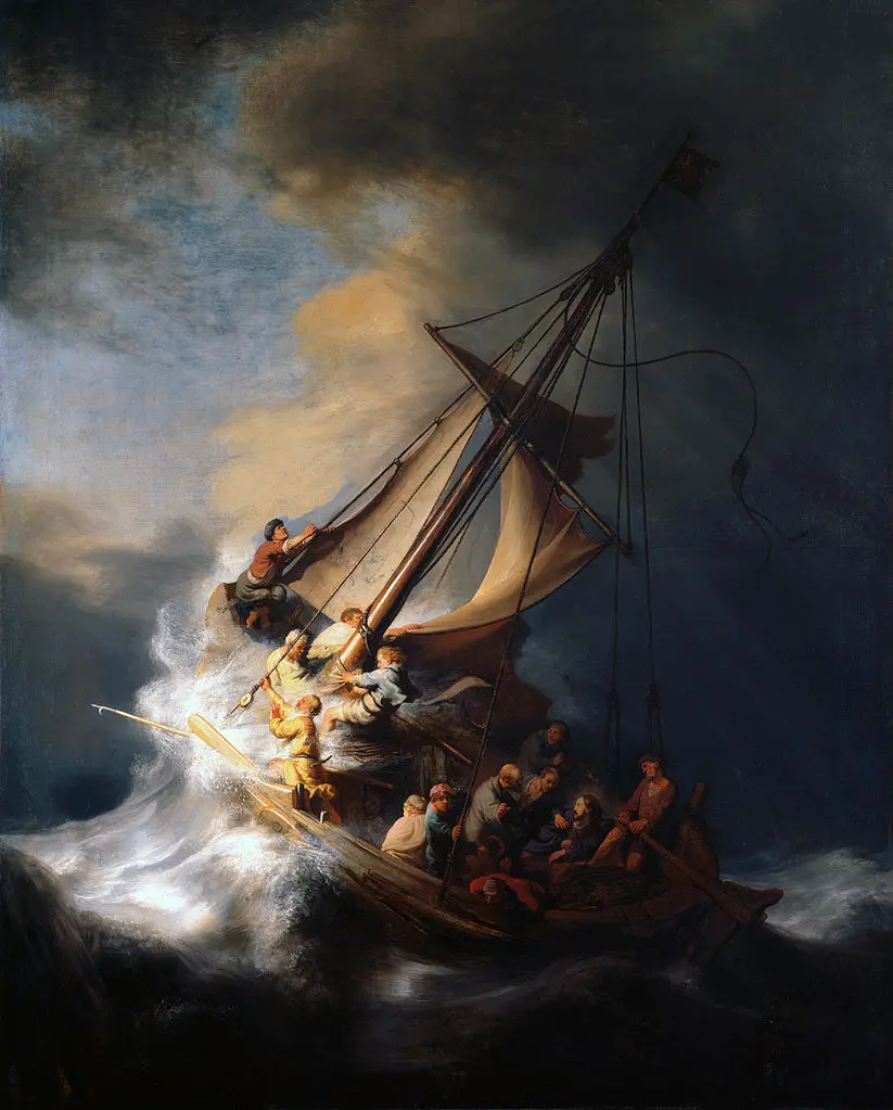 Christ in the Storm on the Lake of Galilee (Rembrandt, 1633)